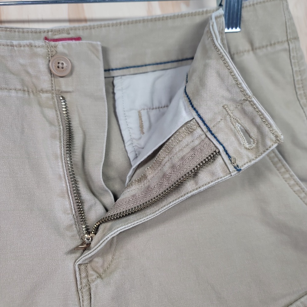 Levis XX Cargo Taper Pants Mens 32x30 Khaki Stretch Utility Military Workwear - Picture 13 of 16